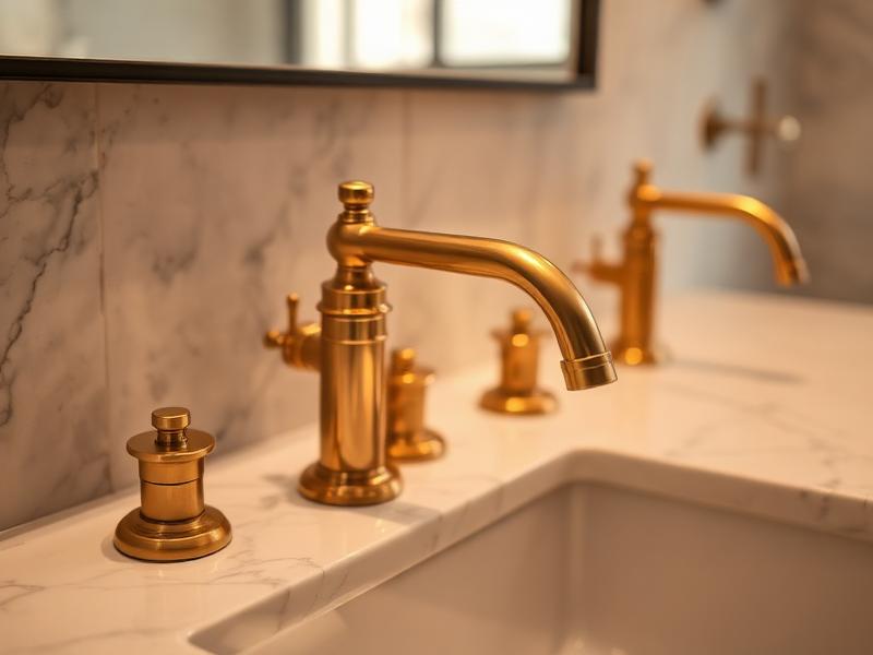 Brass plumbing fixtures