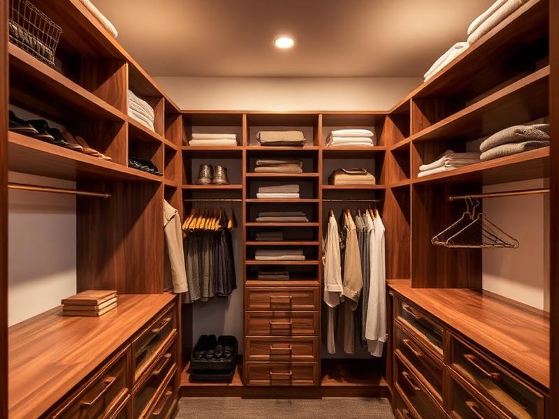 Custom walk-in closet